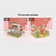 thumbnail image 1 of Children's Puzzle DIY 3D Puzzle Toy Paper And EPS Foam Board Children's And Adults' Interesting And Creative DIY Toy Model Making Kit Children's Toy Girls And Boys. Villa Series (garden Villa), 1 of 3