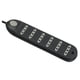 thumbnail image 2 of Alargador 6 Tomas 5 Metros con Switch Negro Electraline, 2 of 3