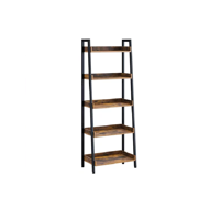Genérico - Estante Repisa De 5 Niveles Marrón Rústico 152X51X35Cm Rohe
