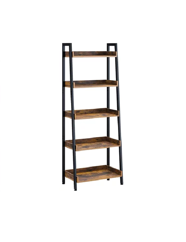 Genérico - Estante Repisa De 5 Niveles Marrón Rústico 152X51X35Cm Rohe