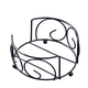 thumbnail image 1 of Portavasos de metal, portavasos de hierro para juegos de posavasos cuadrados o redondos, con capacidad para hasta 7 posavasos., 1 of 5