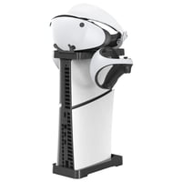 Kit De Soportes De Montaje Aaronmei Para Ps5 Slim Disc & Digital Edition Con Soporte De Pie Para Controlador Ps Vr2 Negro