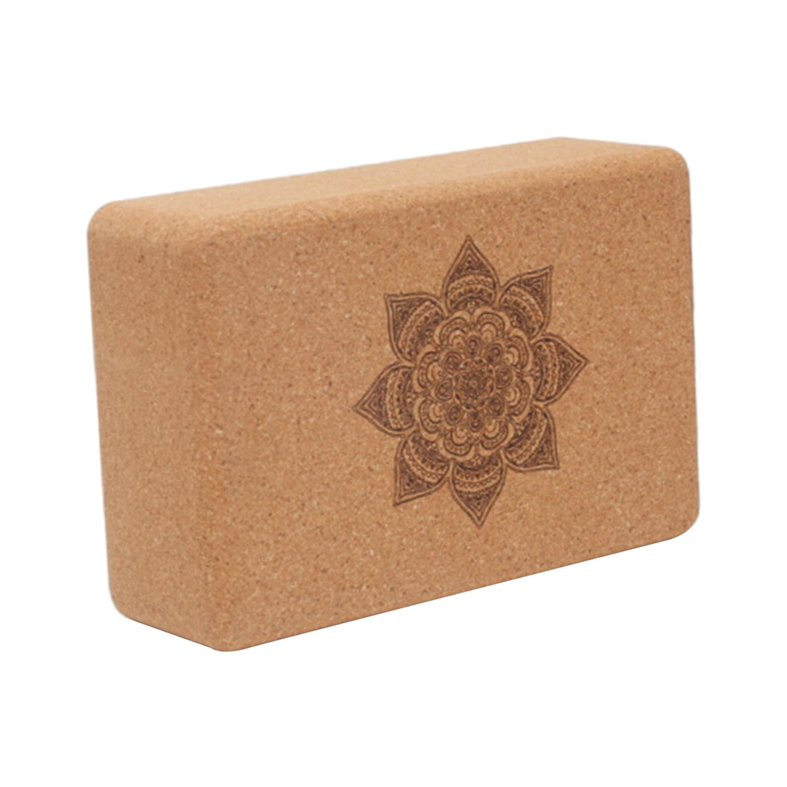 Ioensy - Bloque De Corcho Para Yoga, Ladrillo De Yoga De Corcho Suave Para Entrenamiento De Equilibrio Físico, Meditación, 22,5 Cm X 15 Cm X 7,5 Cm