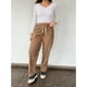 thumbnail image 2 of Pantalón Mujer Recto Cotelé Pierna Ancha Otoño Invierno 7127, 2 of 3