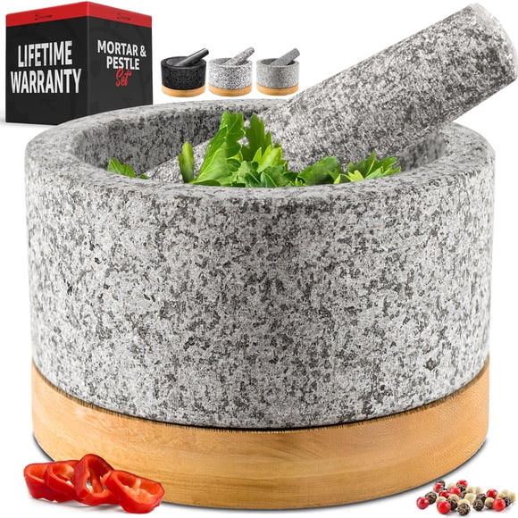 Mortero y Maja Priority Chef 380 ml Granito Gris