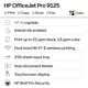 thumbnail image 2 of Impresora HP OfficeJet Pro 9125 Multifuncional Color Inalámbrica, 2 of 9