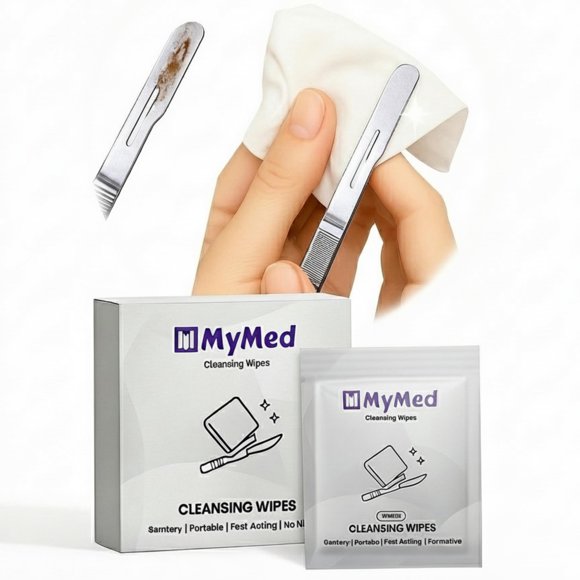 Toallitas limpiadoras MyMed para cuchillas y herramientas de dermaplaning