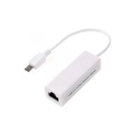 Genérico - Adaptador Ethernet Rj45 A Micro Usb Puerto Adapter