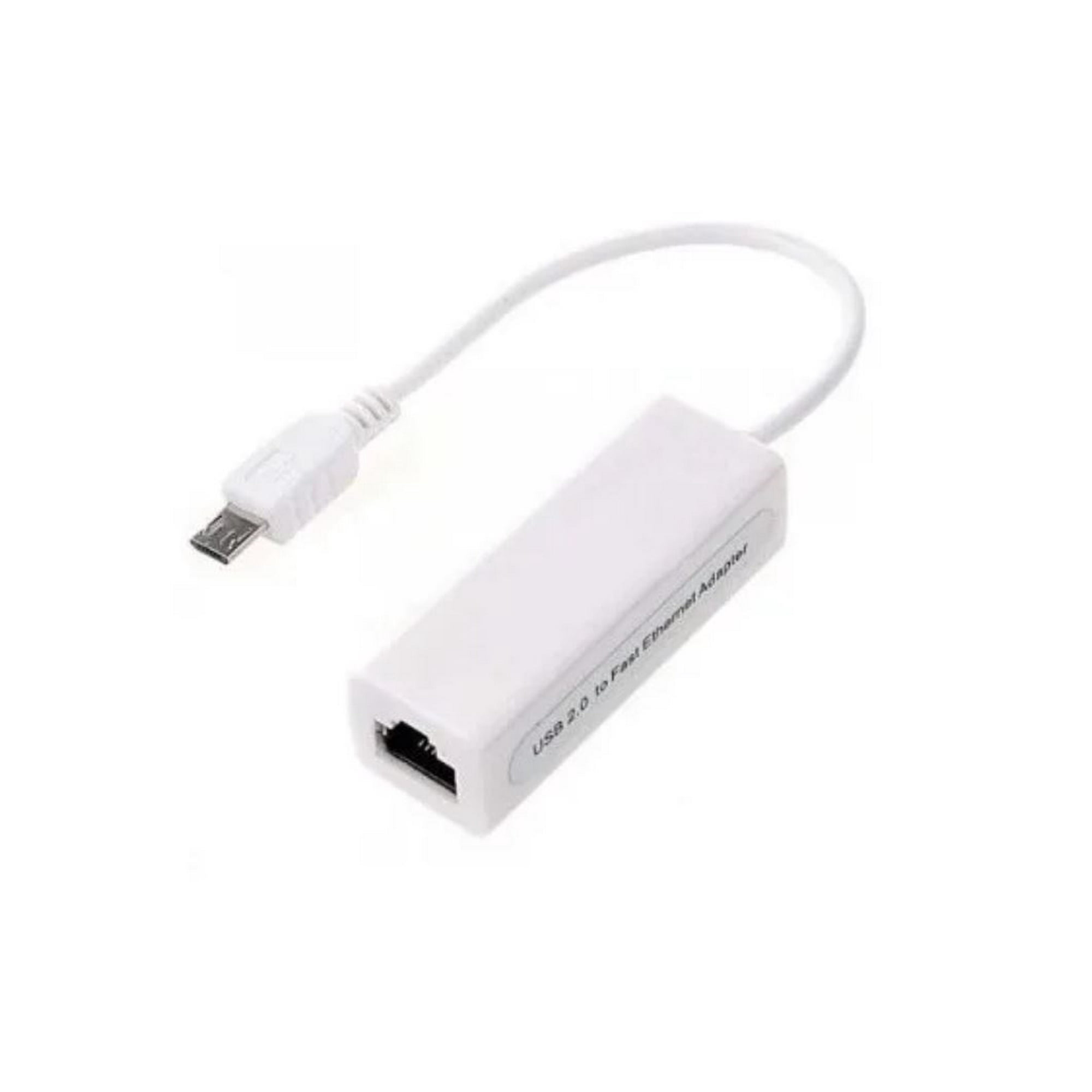 Genérico - Adaptador Ethernet Rj45 A Micro Usb Puerto Adapter
