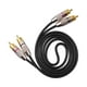 thumbnail image 2 of Cable Audio Estéreo 2RCA A 2RCA Multiusos Para Subwoofer Home Audio 1m, 2 of 5