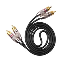 Magideal - Cable 2Rca A 2Rca Conector Profesional Multipropósito Adaptador De Cable Duradero Para Equipos Estéreo De Tv Subwoofer Amplificador 2M