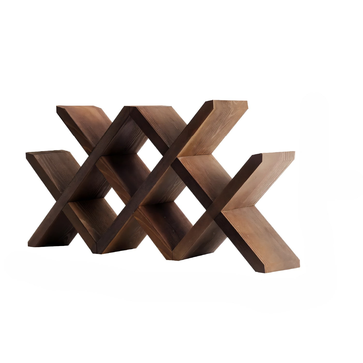 Rebajas - Soporte Madera Para Mesa Tipo Cava Para 7 Botellas De Vino