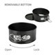 thumbnail image 2 of Molde desmontable Webake 11 cm, juego de 2, con fondo removible, 2 of 7