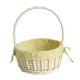 thumbnail image 4 of Cesta Tejida De Mimbre Cesta De Arreglo Floral Premium Natural Para Boda Amarillo, 4 of 5