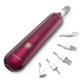 thumbnail image 1 of Set de manicura y pedicura SEAMIND Professional para limas de uñas, color rojo, 1 of 7