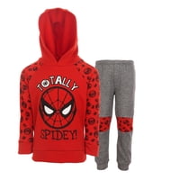 Conjunto Para Niños Pequeños Marvel Spider-Man Con Sudadera De Forro Polar Y Joggers 3T