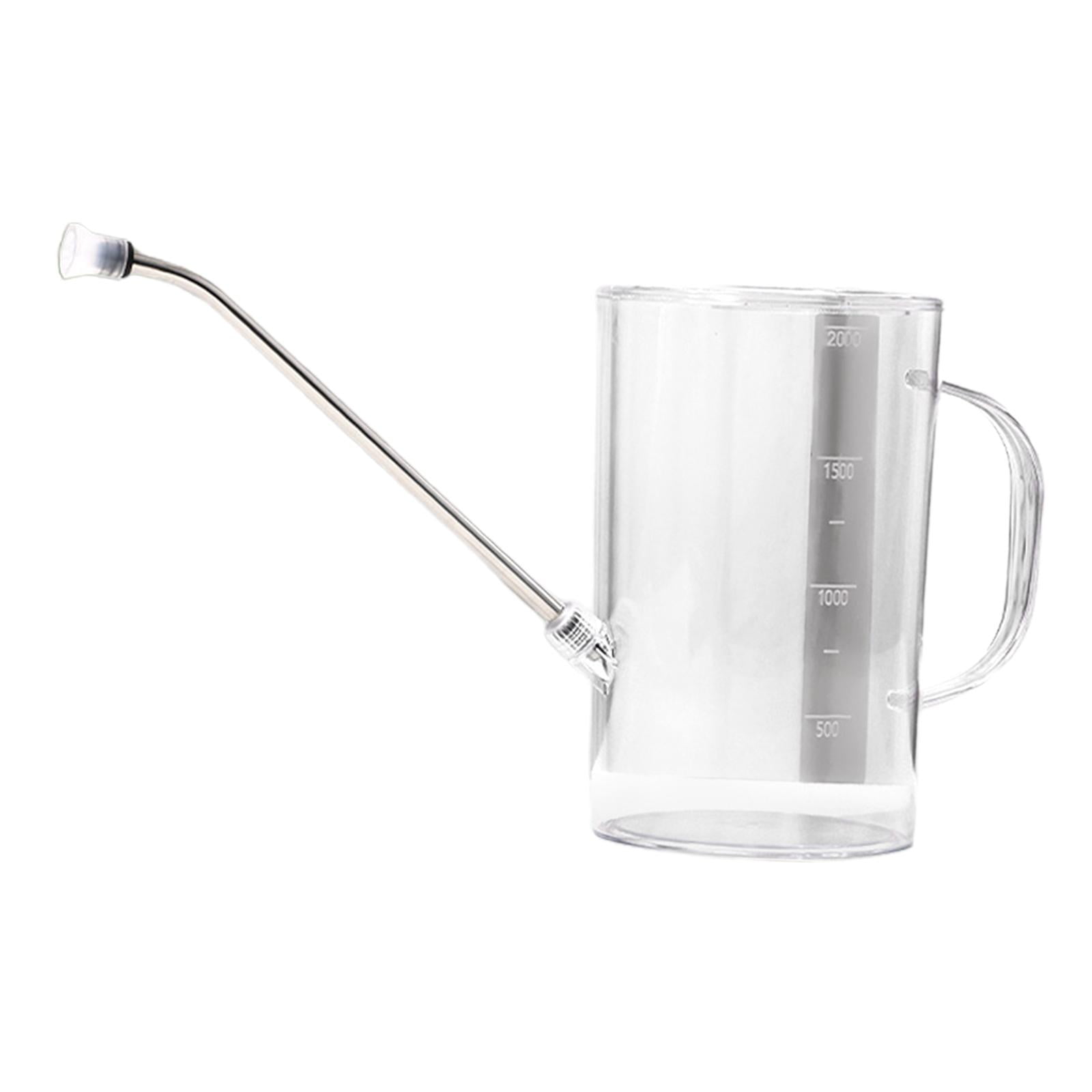 Magideal - Regadera Para Interiores De 2000ml, Equipo De Riego Para Interiores, Regadera Portátil Para Plantas, Boquilla Larga Para Bonsái De Flores, Interior Y Claro