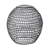 Magideal - Pantallas De Lámpara, Jaula De Luz Colgante, Jaula De Lámpara De Metal, Pantalla De Alambre De Hierro, Protector De Lámpara Para Cafetería, Dormitorio