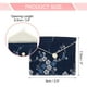 thumbnail image 3 of Estuche de Joyas Uxcell Bolsa de Seda Estilo Chino Azul Oscuro, 3 of 3