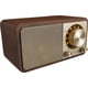 thumbnail image 2 of Altavoz Bluetooth Sangean WR-7GW con gabinete de madera y sintonizador FM dorado, 2 of 4