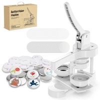 Máquina Para Hacer Botones, 58 Mm, 3Fp, Sin Instalación, Para Niños