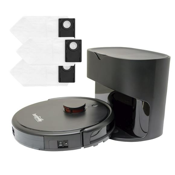 Conjunto Robot Laser Aspiradora y Mopa + Base Colectora + 3 Bolsas