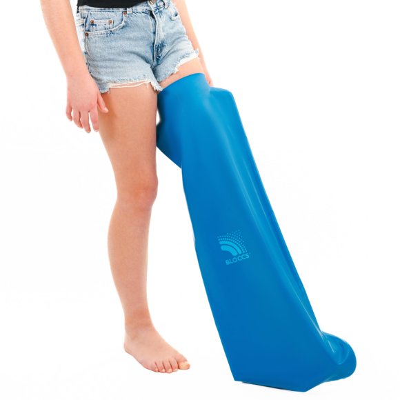 Funda moldeada impermeable BLOCCS para ducha de piernas para niños #CL78 -XL