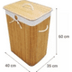 thumbnail image 2 of Cesto ropa rectangular bambú, 2 of 3