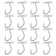 thumbnail image 4 of 20pcs Gancho De Pesca De Acero De Alto Carbono Y Giratorio De Doble Orificio Para Se?uelo De Pesca, 4 of 5