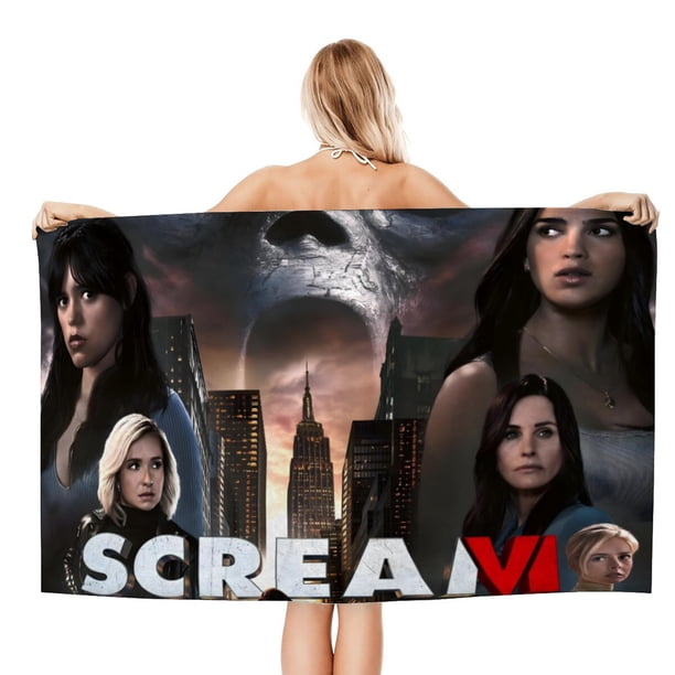 Scream Toalla de playa de secado rápido con diseño temático, regalo para mujeres y niñas, ideal para cumpleaños, fans, amantes de la música, uso en la playa o al aire libre, 78 × 180 cm