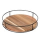 thumbnail image 3 of Bandeja Giratoria De Madera, Estante Decorativo Para Especias Para Gabinete De Refrigerador De Cocina, 10 Pulgadas, 3 of 5