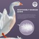 thumbnail image 3 of Almohada PlushHavenCloud Queen Mediana de Plumas de Ganso Blanco, 3 of 7