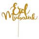 thumbnail image 2 of Eid Mubarak Cake Topper Baby Shower Musulmán Islam Fiesta Decoración Estilo Dorado 2, 2 of 5