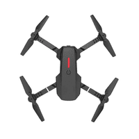 Genérico - Drone Con Cámara Dual Hd Wifi 3 Baterías Y Protectores Color Negro
