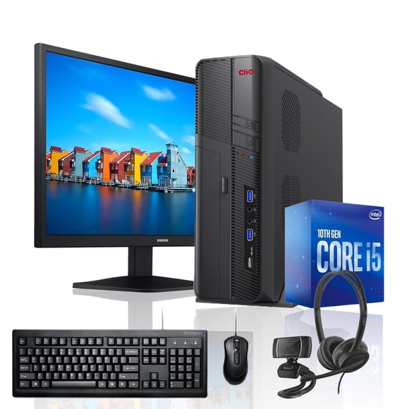 PC slim + MONITOR 22 + Perif: INTEL CORE i5 16gb 1Tb UHD 630 WiFi