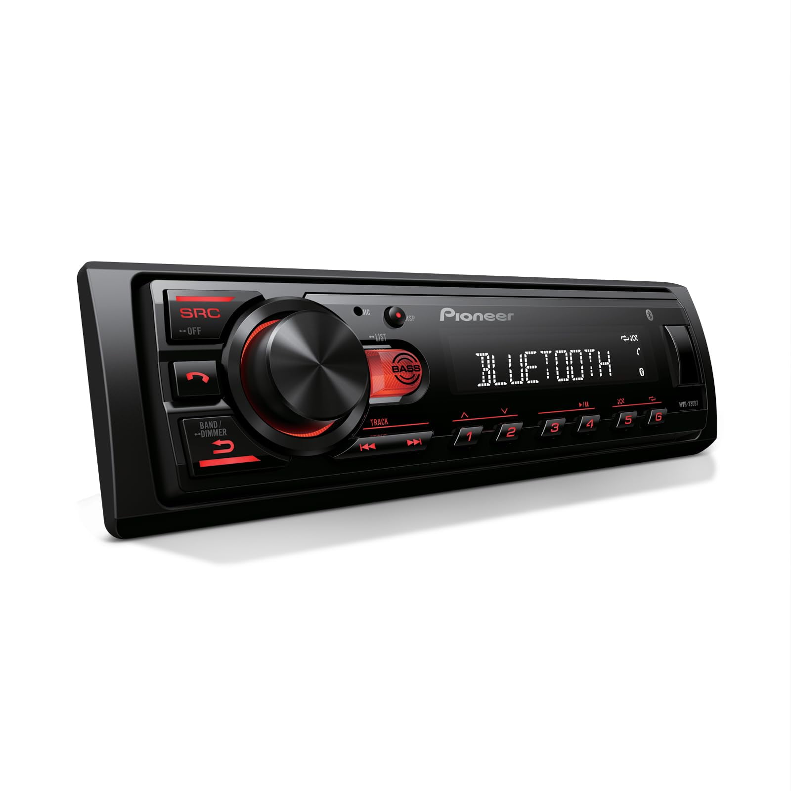 Estéreo Para Coche Pioneer Mvh-s230bt Bluetooth Usb Manos Libres