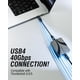 thumbnail image 3 of Adaptador USB4 a 10 Gigabit Ethernet SABRENT NT-P10G, 3 of 8