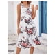 thumbnail image 3 of Vestido Sin Mangas Largo Estampado Floral Blanco, 3 of 7