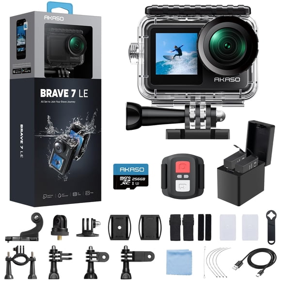 Cámara De Acción Brave 7 Le 4k 30 Fps 20 Mp Resistente Al Agua 40 M