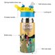 thumbnail image 3 of Capitán Cavernícola Botella de Agua con Tapa Pop Top de Un Toque, Acero Inoxidable, a Prueba de Fugas, para Deportes, Botella Infantil azul 12 oz, 3 of 6