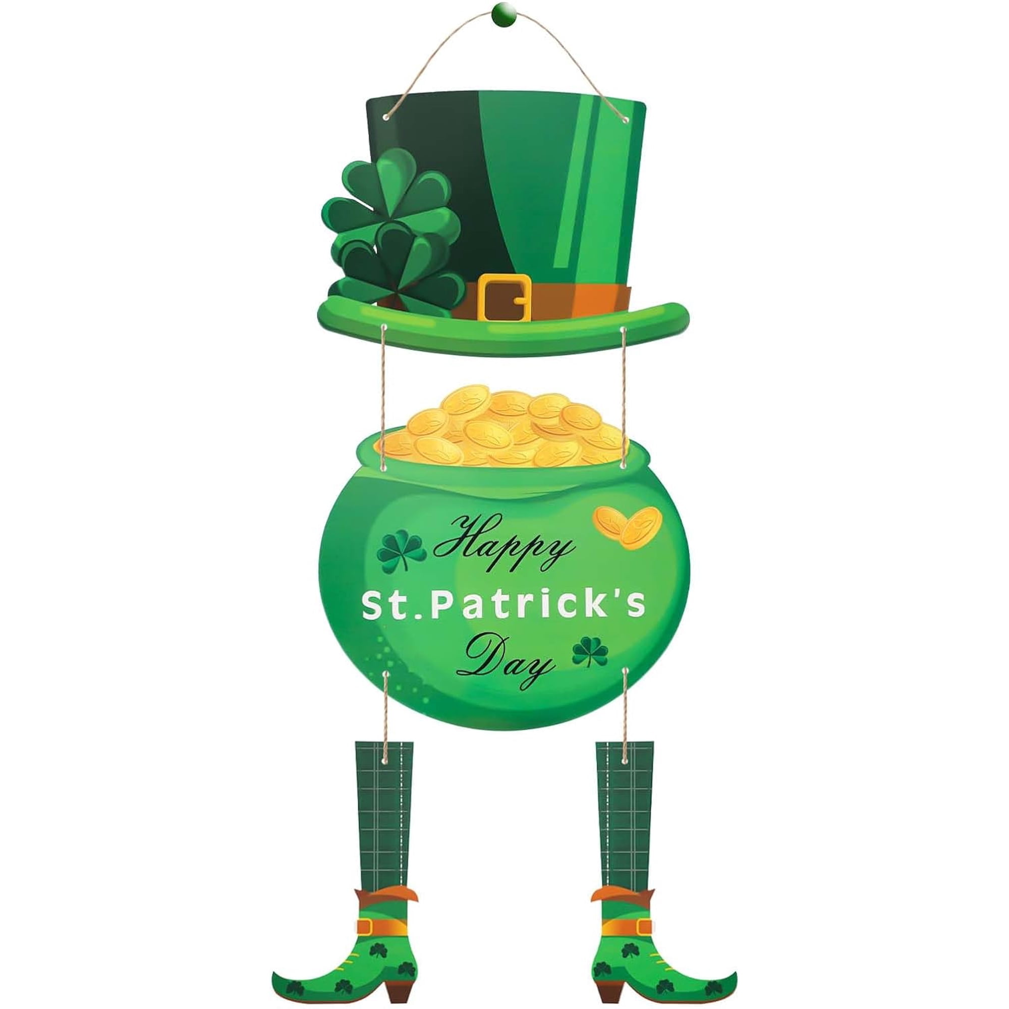 Sombrero Con Barba De Trébol Para San Patricio – Casco Irlandés De Terciopelo, Disfraz De Duende Para Carnaval Y Fiestas Temáticas