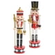 thumbnail image 2 of 2 Uds., Figuritas De Soldado Cascanueces De 30cm, Adorno Navide?o Para Estantería, Estilo D, 2 of 5