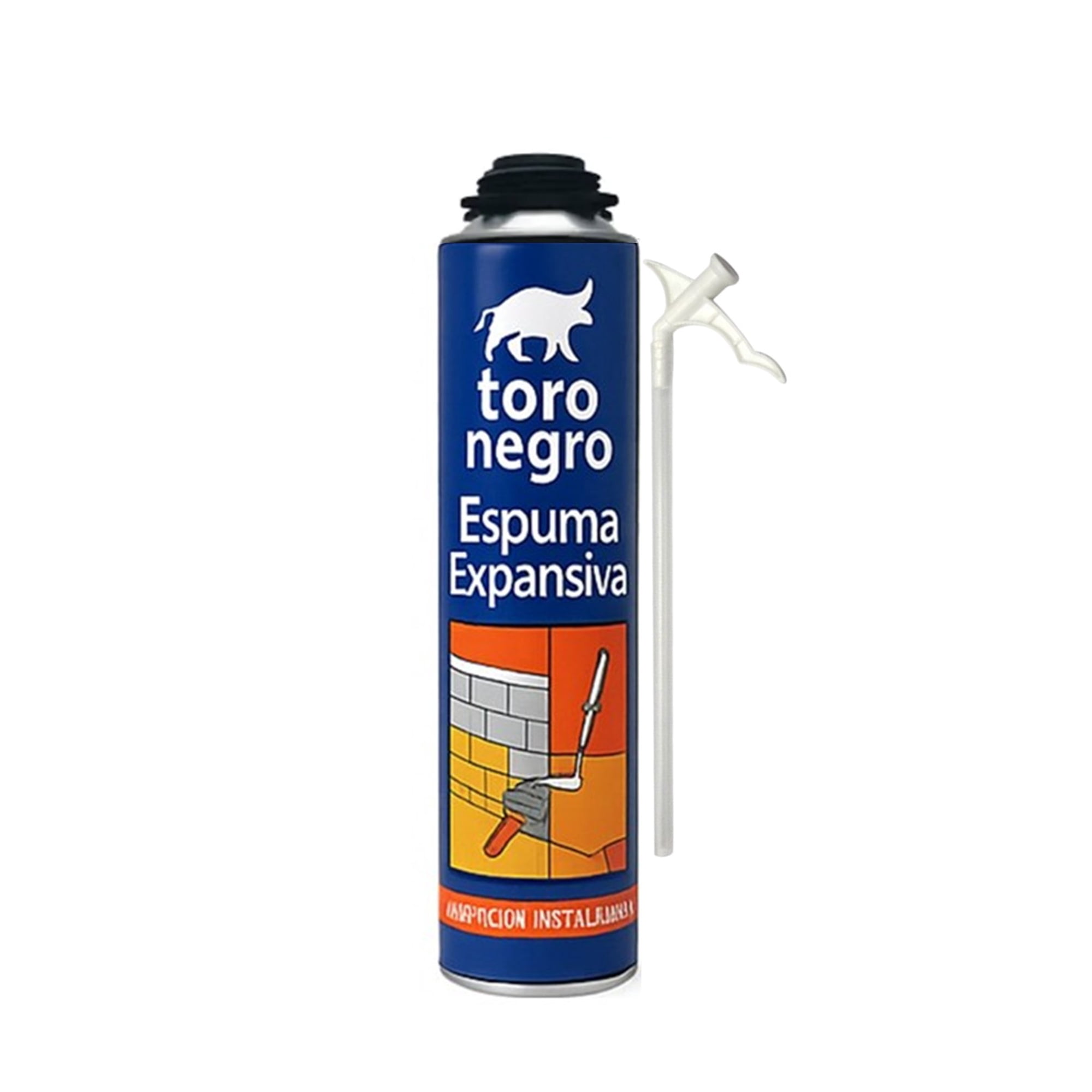 Toro Negro - Espuma Expansiva Poliuretano Sellador Aislante 750 Ml