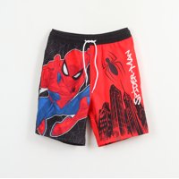Traje De Baño Niño Rojo Personaje Spiderman Marvel