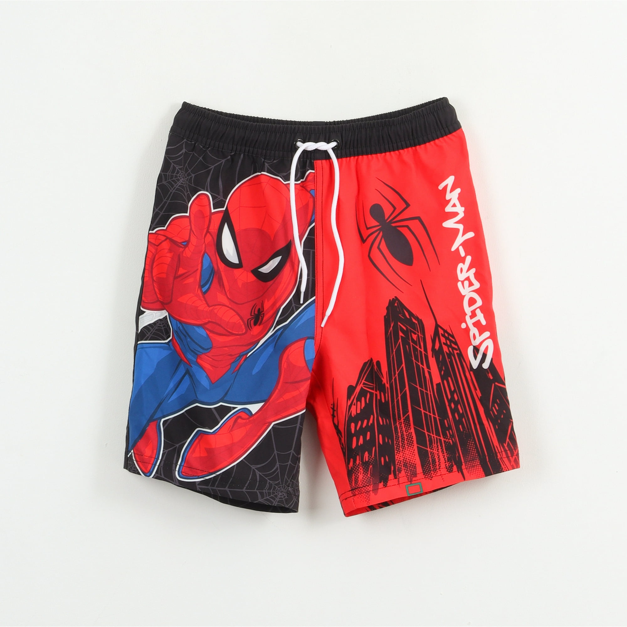 Traje De Baño Niño Rojo Personaje Spiderman Marvel