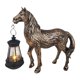 thumbnail image 3 of Estatua Solar Para Jardín Al Aire Libre, Lámpara De Luz, Estatuilla De Caballo Para Camino, Césped, Porche, Bronce, 3 of 3