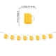 thumbnail image 1 of Set, Beer Festival Party Decoration, Bar Decoration Banner Pull Flag Beer Mug Pull Flower Cake Topper Card, 1 of 3