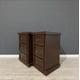 thumbnail image 3 of Par de Velador de Madera 3 cajones 45x40x70 color café chocolate, 3 of 3