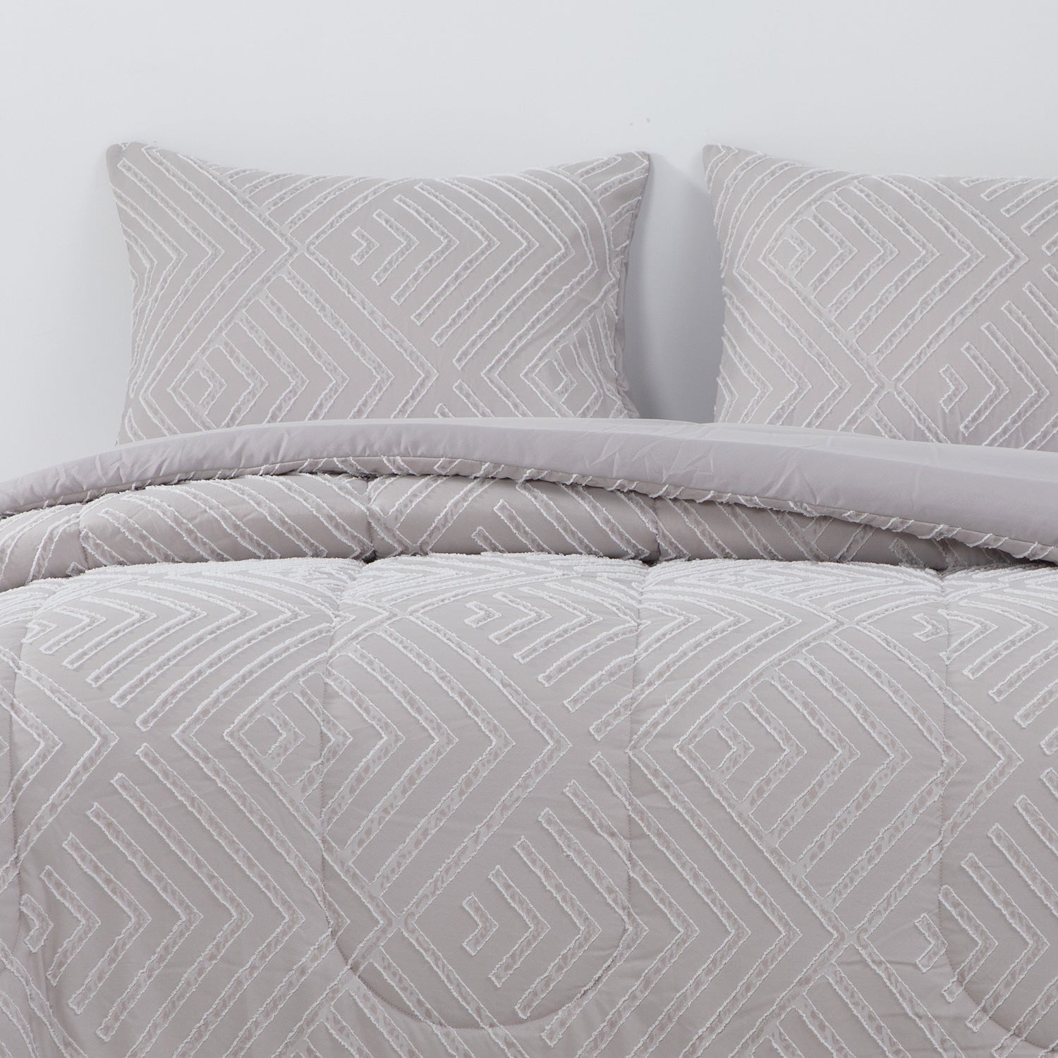 Hebra - Plumon Jacquard King Flechas Gris