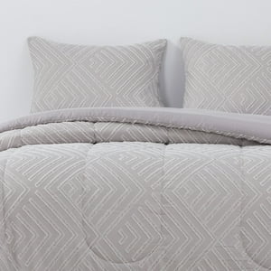 Hebra - Plumon Jacquard King Flechas Gris